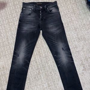 Nudie Grim Tim Henry Black Denim